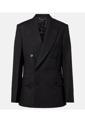 Victoria Beckham Double-breasted virgin wool blazer