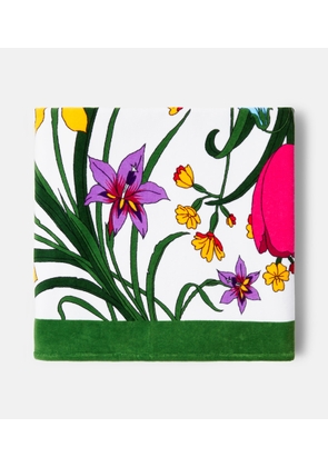 Gucci Gucci Flora cotton terry beach towel