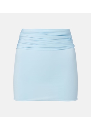 Wardrobe.NYC Ruched miniskirt