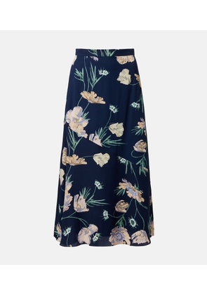 Erdem Floral midi skirt