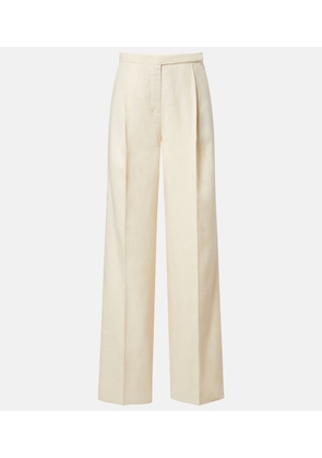 Dorothee Schumacher Casual Sophistication linen and cotton wide-leg pants
