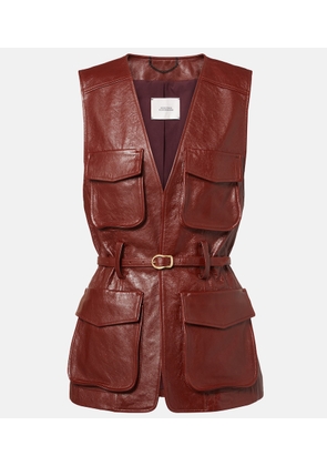 Dorothee Schumacher Broken Shine leather vest