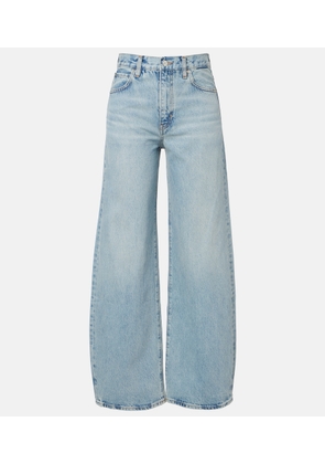 Frame Bow barrel-leg jeans