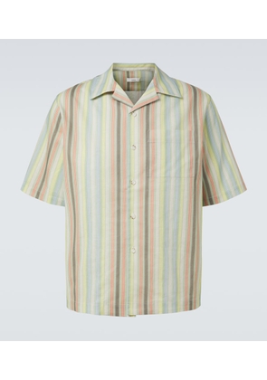 Commas Striped linen shirt