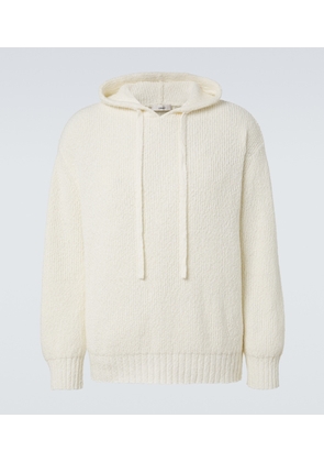 Commas Knitted cotton hoodie