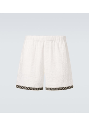 Commas Crochet-trimmed shorts