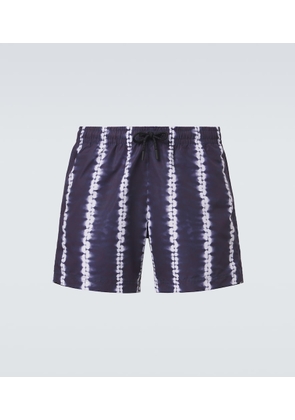 Commas Striped swim trunks