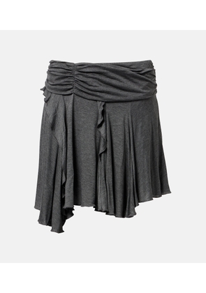 Marant Etoile Rosinda asymmetric draped miniskirt