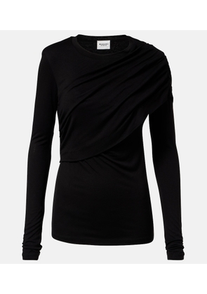 Marant Etoile Dressi draped jersey top