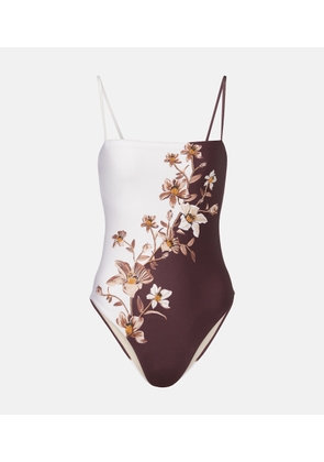 Agua by Agua Bendita Durazno floral swimsuit