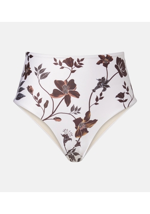 Agua by Agua Bendita Magenta floral bikini bottoms