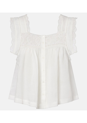 Citizens of Humanity Mia lace-trimmed top