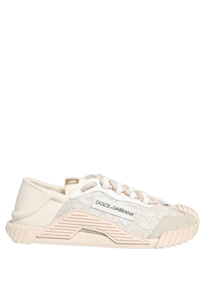 Dolce & Gabbana White Lace NS1 Low Top Sneaker Sports Shoes - EU36.5/US6