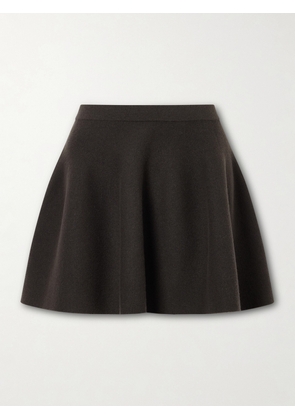 LISA YANG - Wren Cashmere Knit Mini Skirt - Brown - 0,1,2