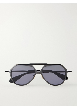 Jacques Marie Mage - + Lou Lou De La Falaise Louise Aviator-style Titanium Sunglasses - Black - One size