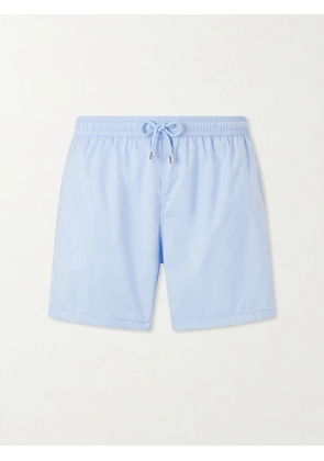 FEDELI - Madeira Airstop Straight-Leg Swim Shorts - Men - Blue - XS