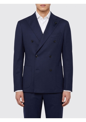 LARDINI Jacket Men color Blue