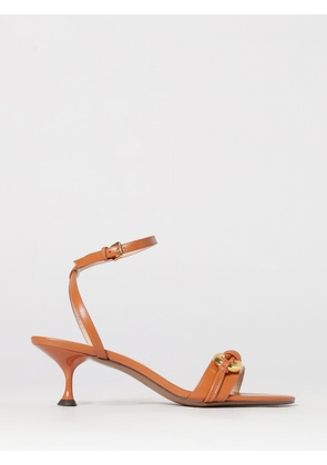 COCCINELLE Heeled Sandal Woman color Brick Red