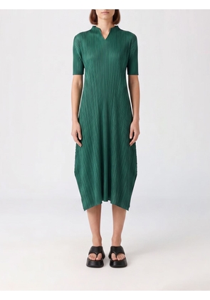 PLEATS PLEASE ISSEY MIYAKE Dress Woman color Green