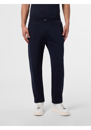 BILLIONAIRE Cotton Jogging Trousers with Drawstring Waist and Slant Pockets