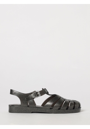 Melissa Possession Glitter PVC Fisherman Sandals with Low Heel