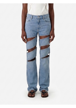 COPERNI Jeans Woman color Gnawed Blue