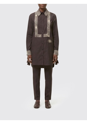 BURBERRY Dress Woman color Burnt