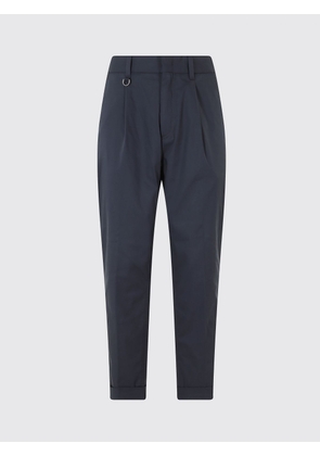 PAOLO PECORA Slim Fit Cotton Chino Trousers with Slant Pockets