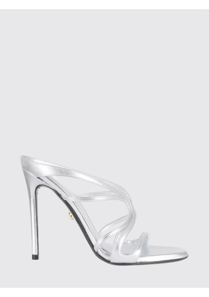 Alevì Milano Mony Laminated Leather Mules with 11cm High Heel