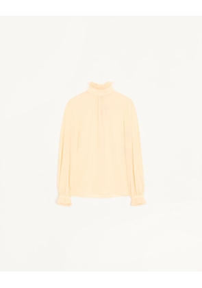 Valentino CREPE DE CHINE TOP Woman BIRCH 36