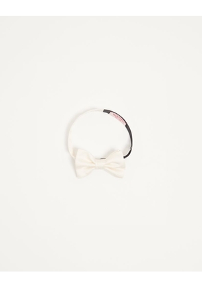 Valentino Garavani Silk Bow Tie Man IVORY UNI