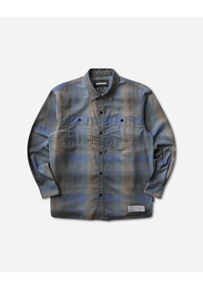 Men s Hombre Check Longsleeve Shirt Purple