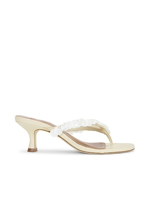 Staud Freja Kitten Heel in Cream - Cream. Size 38 (also in 36, 36.5, 38.5, 39, 41).