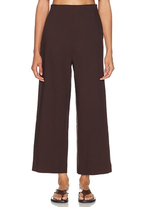 TOVE Zadie Trouser in Aubergine - Burgundy. Size 38 (also in 34, 40, 42).