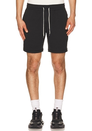 Vuori Ponto Performance 7 Short in Black Heather - Black. Size L (also in S, M, XL/1X, XXL/2X).