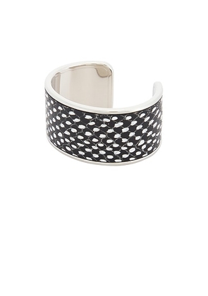 Dries Van Noten Cuff Bracelet in Black - Black. Size L (also in M).
