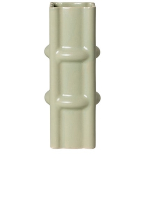 SIN Faye Vase in Pale Fiberglass Green - Sage. Size all.