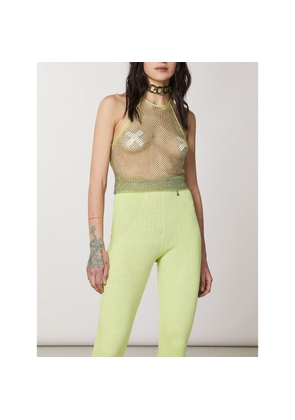 Patrizia Pepe Yellow Polyester Tank Tops - I