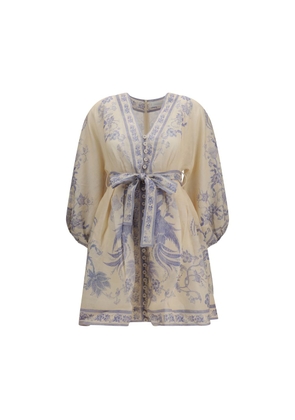 Zimmermann Multicolor Linen Casual Dress - 0/XS