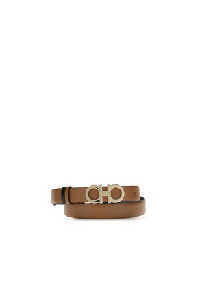 Ferragamo Brown Calf Leather Bos Taurus Regular Belt - 75 cm / 30 Inches