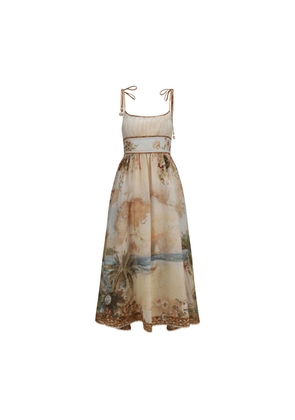 Zimmermann Beige Linen Casual Dress - 1