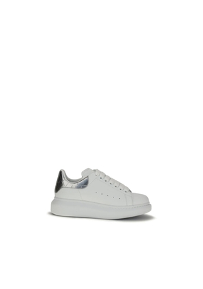 Alexander McQueen White Calf Leather Bos Taurus Platform Sneakers - EU35/US5