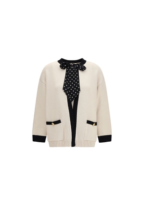 Valentino Beige Cotton Cardigan - M