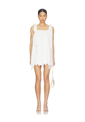 Curaae by Elliatt Hailey Mini Dress in White. Size S. Also in XS, M, L, XL.