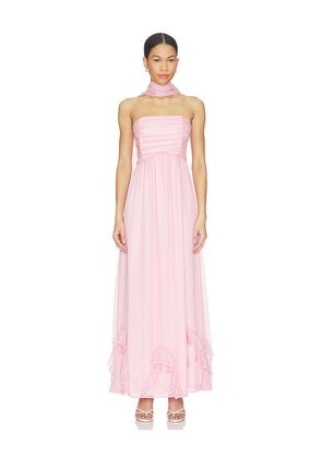 Curaae by Elliatt Nicole Maxi Dress in Pink. Size S. Also in XS, M, L.