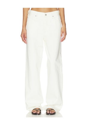 AG Jeans Billie Straight Jean in White. Size 23. Also in 27, 28, 29, 30, 31, 32.