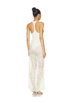 Benni Ariel Maxi Dress in Cream. Size S. Also in L, XL.
