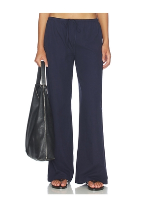 ALL THE WAYS Saige Drawstring Pant in Navy. Size XXS. Also in XS, S, M, L, XL.