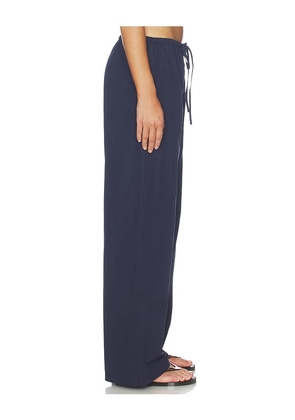 ALL THE WAYS Saige Drawstring Pant in Navy. Size XXS. Also in XS, S, M, L, XL.