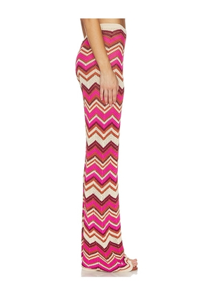 DEVON WINDSOR Cierra Pant in Fuchsia,Brown. Size S. Also in L, M, XL, XS.